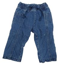 Modré podšité jogger rifle