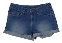 Modré riflové kraťasy Denim Co.