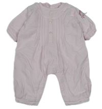 Svetloružový menšestrový podšitý nohavicový overal