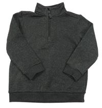 Antracitová mikina Tu