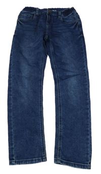 Tmavomodré teplákové slim rifle C&A