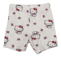 Biele bavlnené kraťasy s Hello Kitty Primark