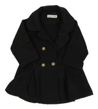 Čierny kabát Shein