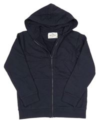 Tmavomodrá prepínaci mikina s kapucňou zn. M&S