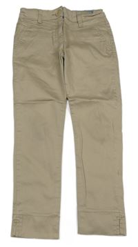 Svetlobéžové plátenné nohavice Matalan