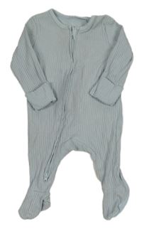 Svetlomodrý rebrovaný overal