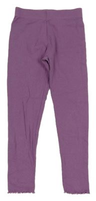 Fialové rebrované legíny PRIMARK