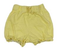 Žluté bavlněné kraťasy Peacocks