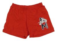 Červené kraťasy s Mickeym C&A