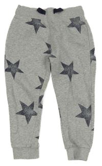 Šedé tepláky s modrými hvězdami M&S