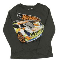 Tmavosivé tričko s Hotwheels H&M