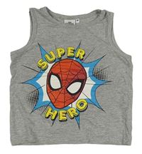 Šedé tílko se Spidermanem Marvel