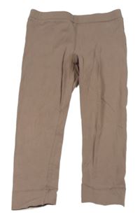 Hnědé lehké tepláky H&M