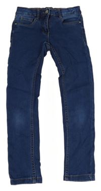 Tmavomodré elastické rifle Pocopiano