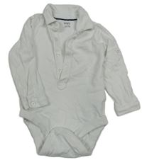 Biele body s golierikom M&S