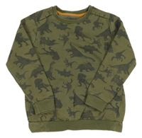 Khaki mikina s diny Nutmeg