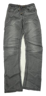 Šedé teplákové rifle 