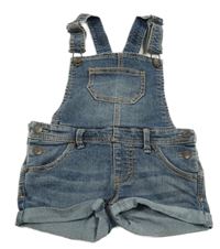 Šedomodré riflové laclové kraťasy Cherokee