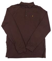 Mahagonové polo triko Next