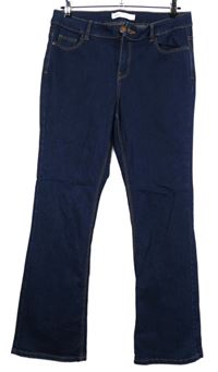 Dámske tmavomodré bootcut rifle George
