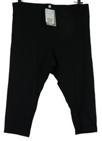 Nové - Dámské černé capri legíny H&M