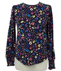 Dámská černo-barevná vzorovaná halenka Lipsy 