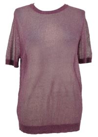 Dámské purpurové pletené tričko Asos 