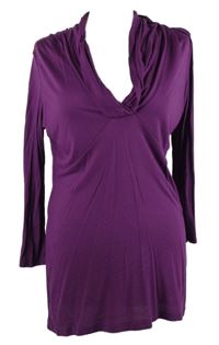 Nové - Dámská purpurová tunika s límcem Esprit 