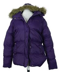Dámska fialová šušťáková zimná funkčná bunda s kapucňou Mountain Warehouse