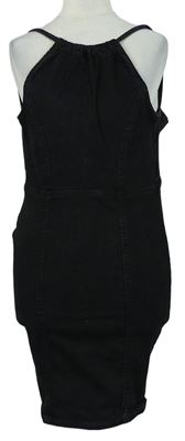 Dámske čierne rifľové šaty New Look