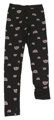 Antracitové tregíny s duhami H&M