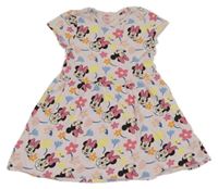 Svetloružové bavlnené šaty s Minnie C&A
