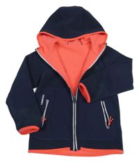 Neonově růžová oboustranná funkční mikina s kapucí Decathlon