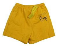 Nové - Horčicové bavlnené kraťasy Shein