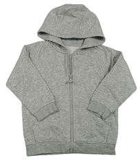 Sivá prepínaci mikina s kapucňou Matalan