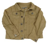 Hnedá rifľová bunda