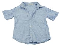 Světlemodrá mačkaná košile H&M