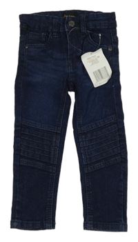 Nové - Tmavomodré skinny rifle Impidimpi