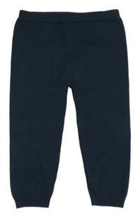 Tmavomodré pletené nohavice Nutmeg