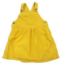 Žlté menšestrové na traké šaty