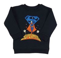 Tmavomodrá mikina se Supermanem Primark