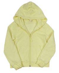Žltá prepínaci mikina s kapucňou H&M
