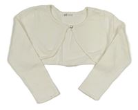 Biele svetrové bolerko H&M
