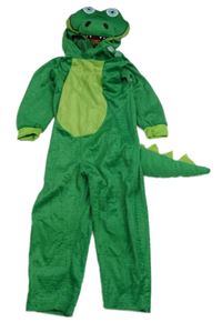 Kostým - Zelený plyšový kostým dinosaura