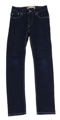 Tmavomodré skinny rifle Levi´s 