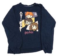Tmavomodrá mikina Harry Potter