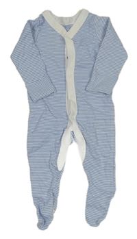 Modro-bílý pruhovaný overal M&S