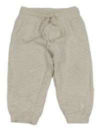 Béžové melírované tepláky H&M