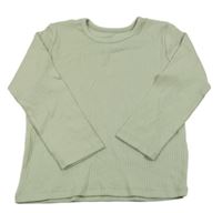 Svetlozelené rebrované tričko George