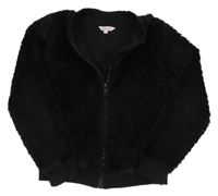 Čierna kožušinová bunda Miss E-vie